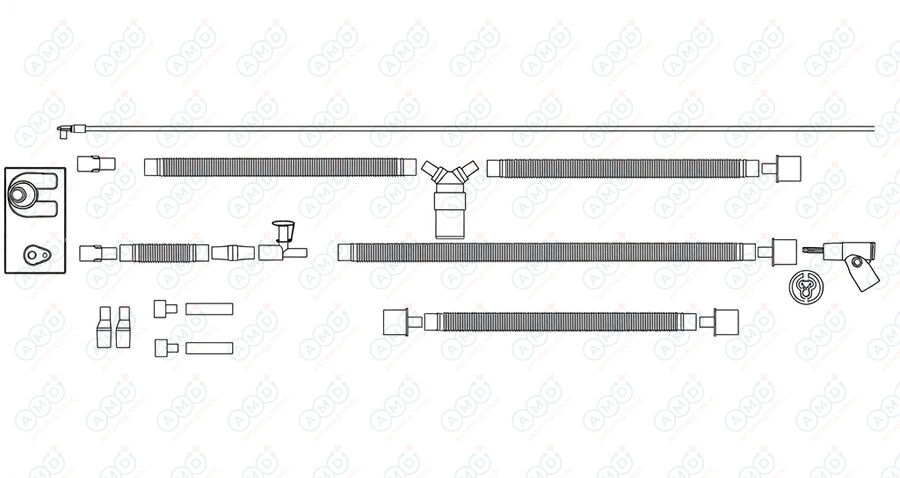 [VA-4233-23-PEEP] Дыхательный контур Fisher Paykel 900RD110 аналог
