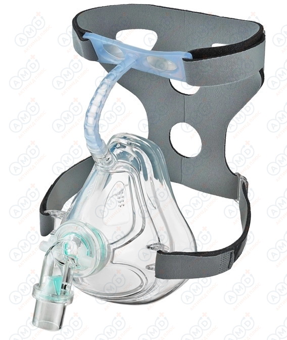 Маска для неинвазивной вентиляции легких (CPAP), полнолицевая, многоразовая, VM-2013